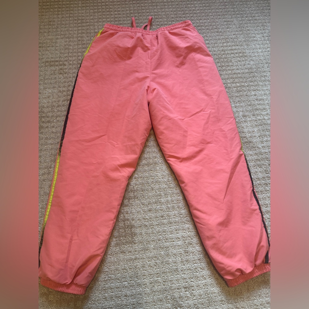 Adidas Originals Pink Track Pants Joggers Side Stripe XL - Picture 4 of 6